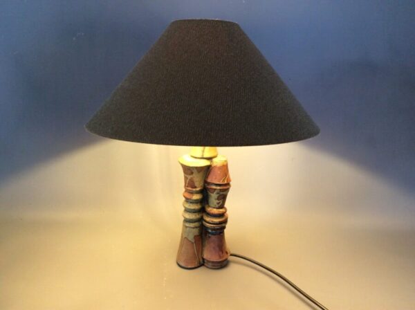 Bernard Rooke Studio Pottery Lamp c1960’s Bernard Rooke Antique Lighting 3