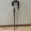 Gentleman’s walking stick sword stick with silver collar - Image 10