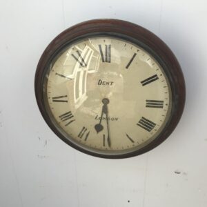 Wall clock Fusee Convex glass London Antique Clocks
