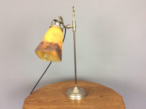 1920's French Adjustable Table Lamp by Degue - Image 3