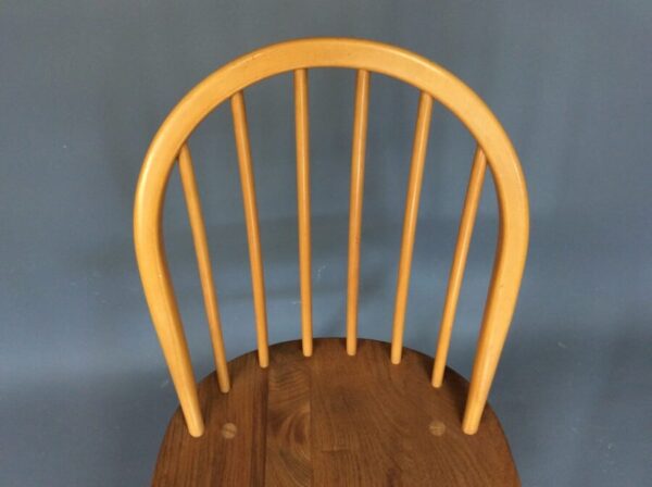 Mid Century Set of 4 Ercol Windsor Dining Chairs - Image 7