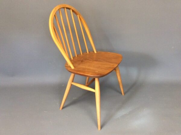 Mid Century Set of 4 Ercol Windsor Dining Chairs dining chairs Antique Chairs 5