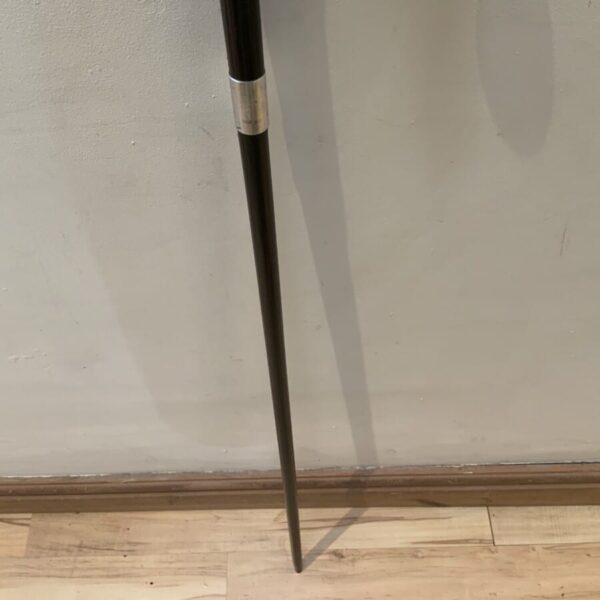 Gentleman’s walking stick sword stick with silver collar - Image 3