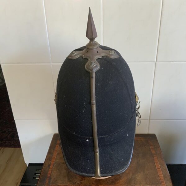 Helmet & Tin Officers of The Yorkshire regiment Antique Collectibles 10