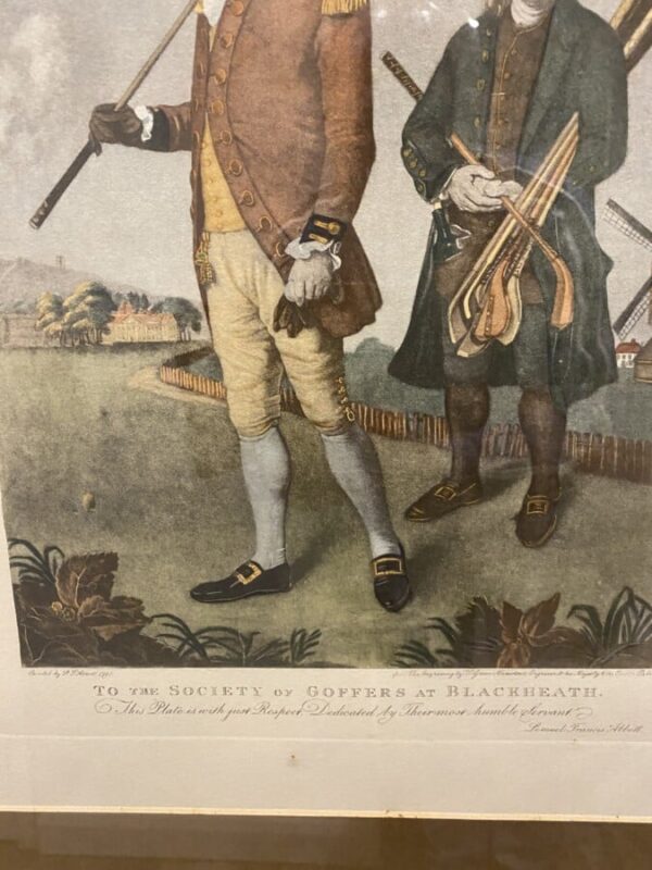 Vintage Golf Print Blackheath Golfers - Image 5