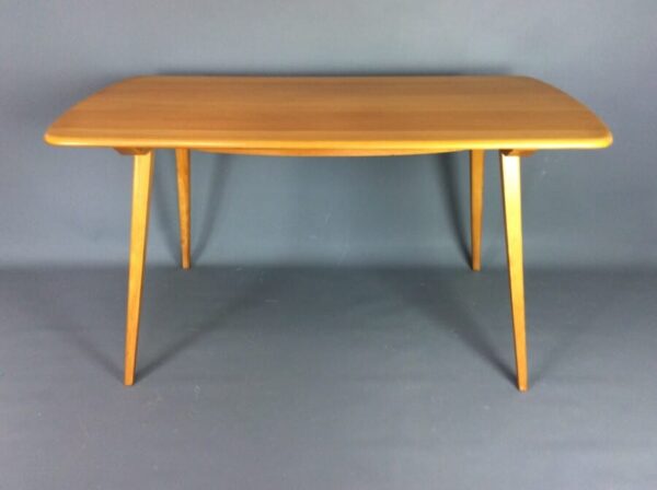 Mid Century Ercol Plank Dining Table dining table Antique Furniture 3