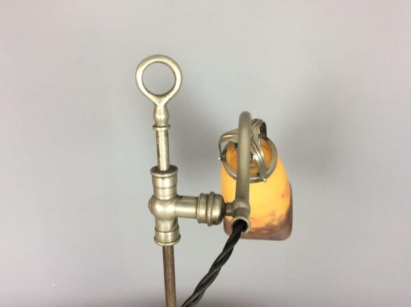 1920's French Adjustable Table Lamp by Degue - Image 7