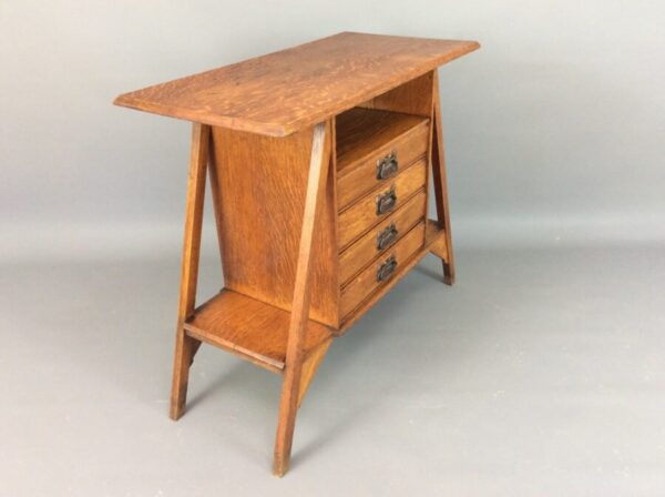 Arts & Crafts Chest of Drawers c1900 - Image 6