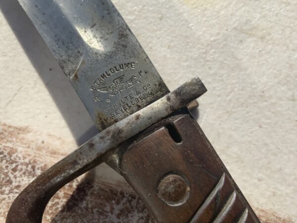 German Bayonet with Scabbard & Frog 1WW IMPERIAL ARMY - Image 18