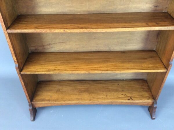 Large Arts & Crafts Open Bookcase by Harris Lebus c1900 - Image 4