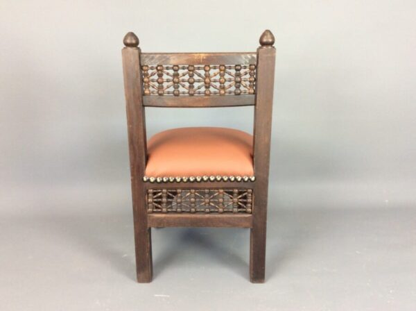 Pair of Liberty Arts & Crafts Moorish Chairs c1890 Liberty & Co Antique Chairs 8