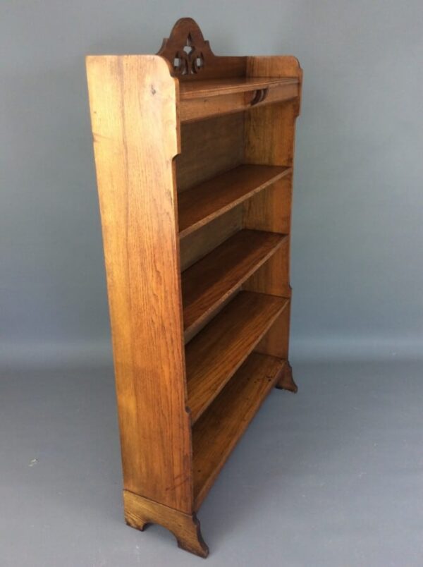 Large Arts & Crafts Open Bookcase by Harris Lebus c1900 bookcase Antique Bookcases 4