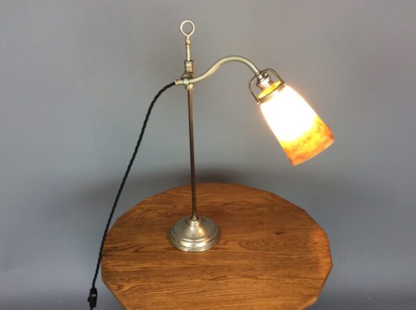1920’s French Adjustable Table Lamp by Degue Degue Antique Lighting 4