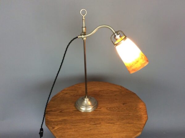 1920's French Adjustable Table Lamp by Degue - Image 2