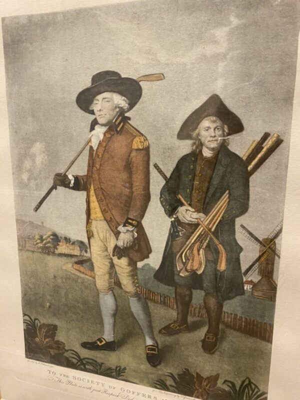 Vintage Golf Print Blackheath Golfers