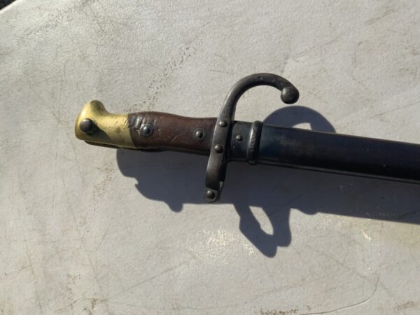 French Bayonet & Scabbard - Image 4