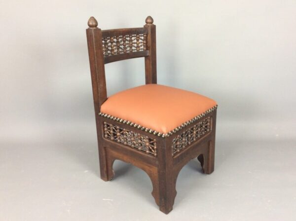 Pair of Liberty Arts & Crafts Moorish Chairs c1890 Liberty & Co Antique Chairs 6