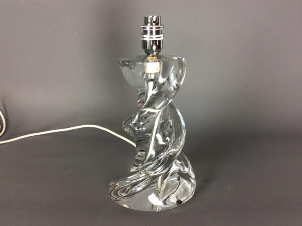 Mid Century Art Glass Table Lamp by Sevres France - Image 4