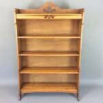 Large Arts & Crafts Open Bookcase by Harris Lebus c1900 bookcase Antique Bookcases