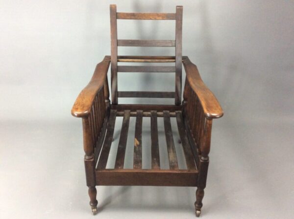 Pair of Arts & Crafts Reclining Armchairs by Shapland & Petter c1900 - Image 8