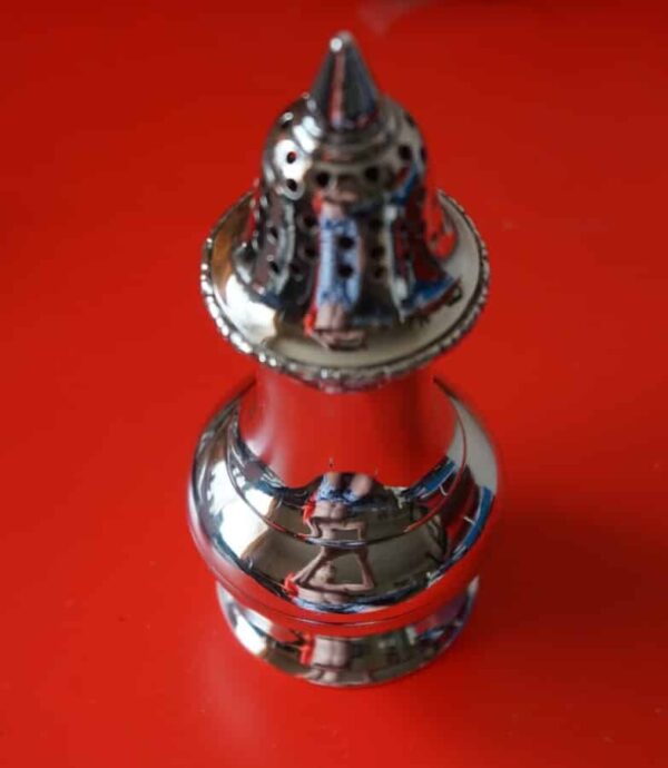 Vintage E P N S Sugar Shaker with original fitted Box, Bone Handle Fish Servers Antique Silver 10