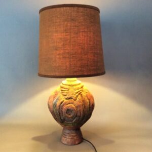 Bernard Rooke Studio Pottery Lamp c1960’s Bernard Rooke Antique Lighting