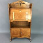 Arts & Crafts Oak Bureau Bookcase c1900 bookcase bureau Antique Bookcases