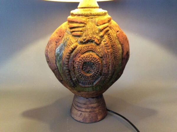 Bernard Rooke Studio Pottery Lamp c1960’s Bernard Rooke Antique Lighting 4