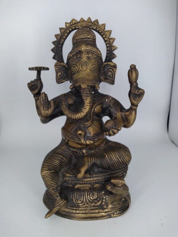 Lord Ganesh, Hindu Elephant God Animal sculpture Antique Sculptures 3