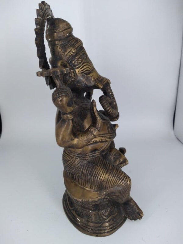 Lord Ganesh, Hindu Elephant God Animal sculpture Antique Sculptures 4