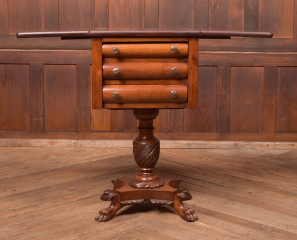 Victorian Mahogany Worktable SAI2798 - Image 10