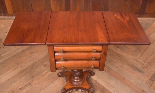 Victorian Mahogany Worktable SAI2798 - Image 9
