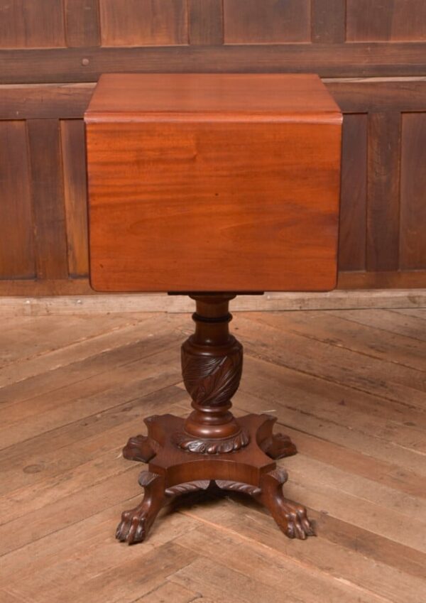 Victorian Mahogany Worktable SAI2798 - Image 8