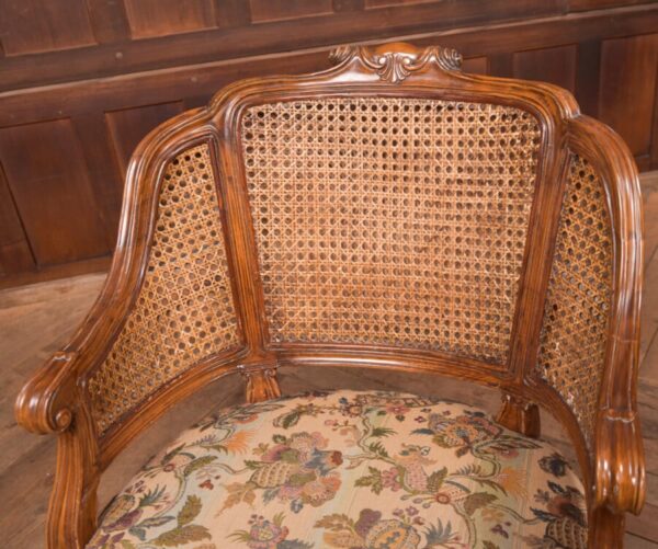 Victorian Walnut Bergere Armchair SAI2791 Antique Chairs 10