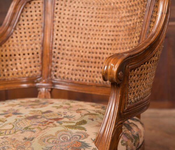 Victorian Walnut Bergere Armchair SAI2791 Antique Chairs 8