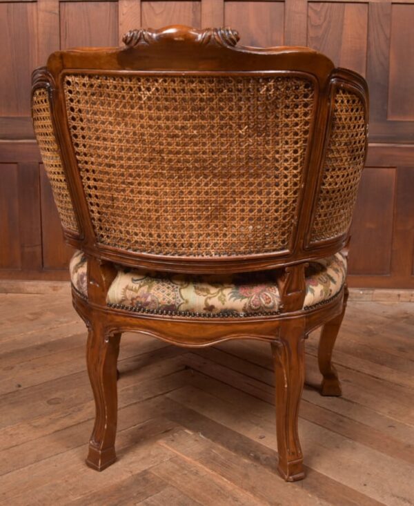 Victorian Walnut Bergere Armchair SAI2791 Antique Chairs 5