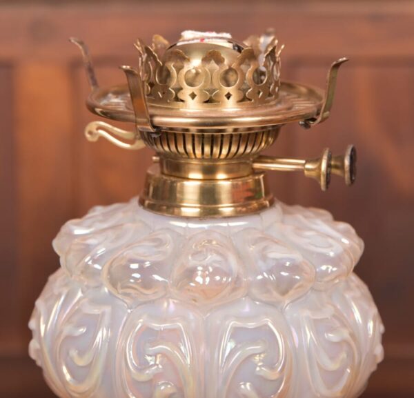 Victorian Brass Oil / Paraffin Lamp SAI2795 Antique Lighting 8