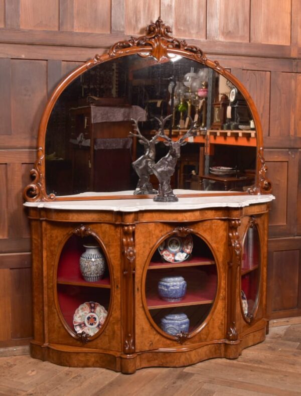 Victorian Mirror Back Credenza SAI2790 - Image 4