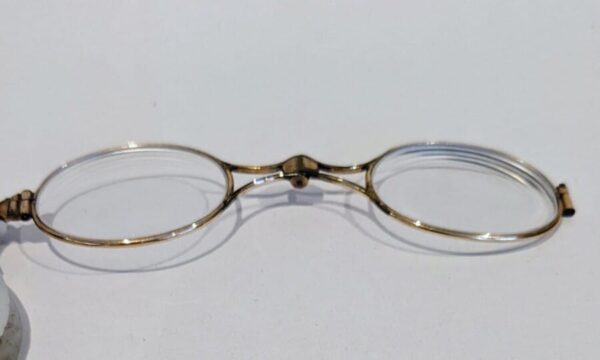Gold cased Lorgnette - Image 3