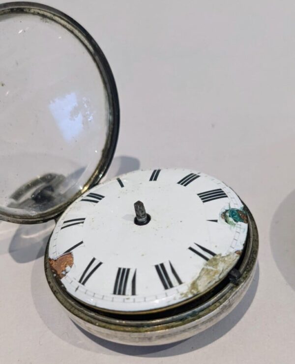 Restoration Pocket Watch Antique Silver Antique Jewellery 5