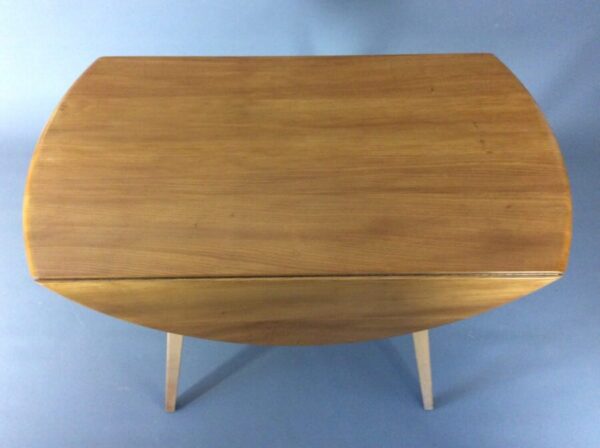 Mid Century Ercol Oval Drop Leaf Dining Table Dining Antique Furniture 5