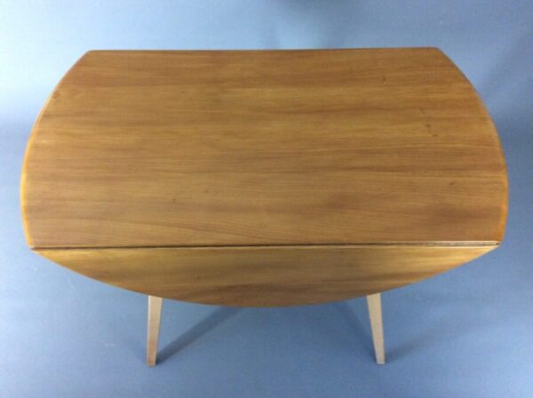 Mid Century Ercol Oval Drop Leaf Dining Table - Image 3