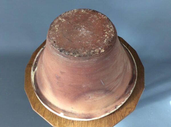 Late 19th Century Large Terracotta Dairy Bowl - Image 4