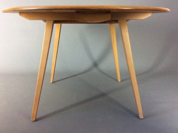 Mid Century Ercol Oval Drop Leaf Dining Table - Image 6