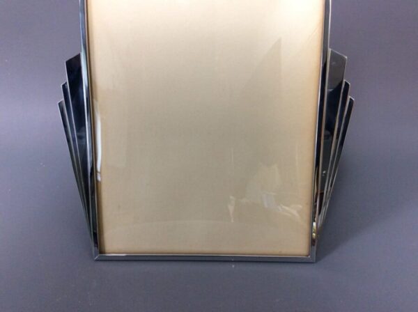 Art Deco Chrome Photo Frame c1930’s art deco Antique Glassware 5