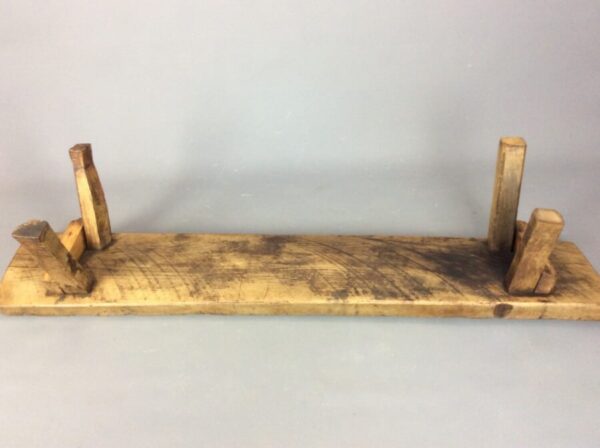 Large 19th Century Welsh Oak Pig Bench bench Antique Benches 9