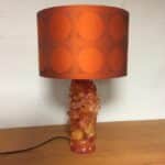 Mid Century Shatterline Table Lamp c1960’s lighting Antique Lighting