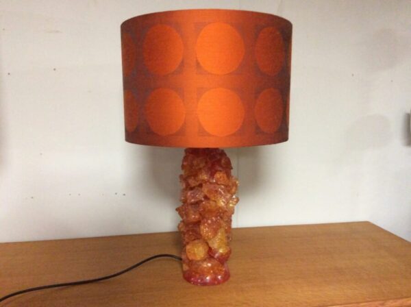 Mid Century Shatterline Table Lamp c1960’s lighting Antique Lighting 3