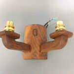 Alan ‘Acornman’ Grainger Double Wall Light Acornman Antique Lighting