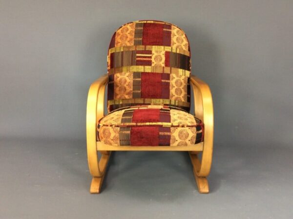Art Deco Lounge Chair 1930’s art deco Antique Chairs 5